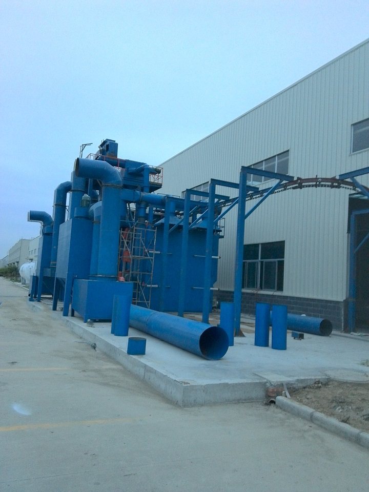 懸鏈通過式拋丸機